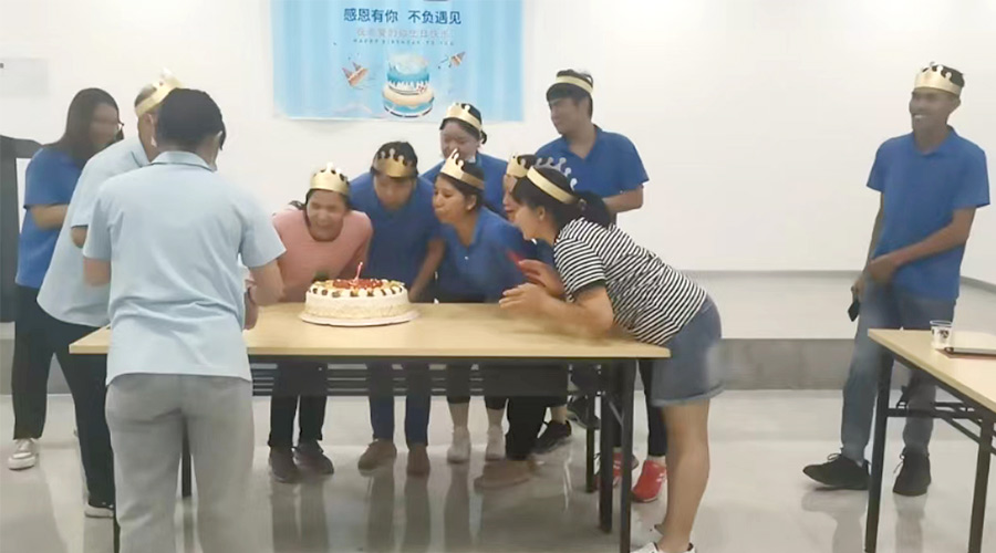 金環電器6月份員工生日會  美好如約而至！